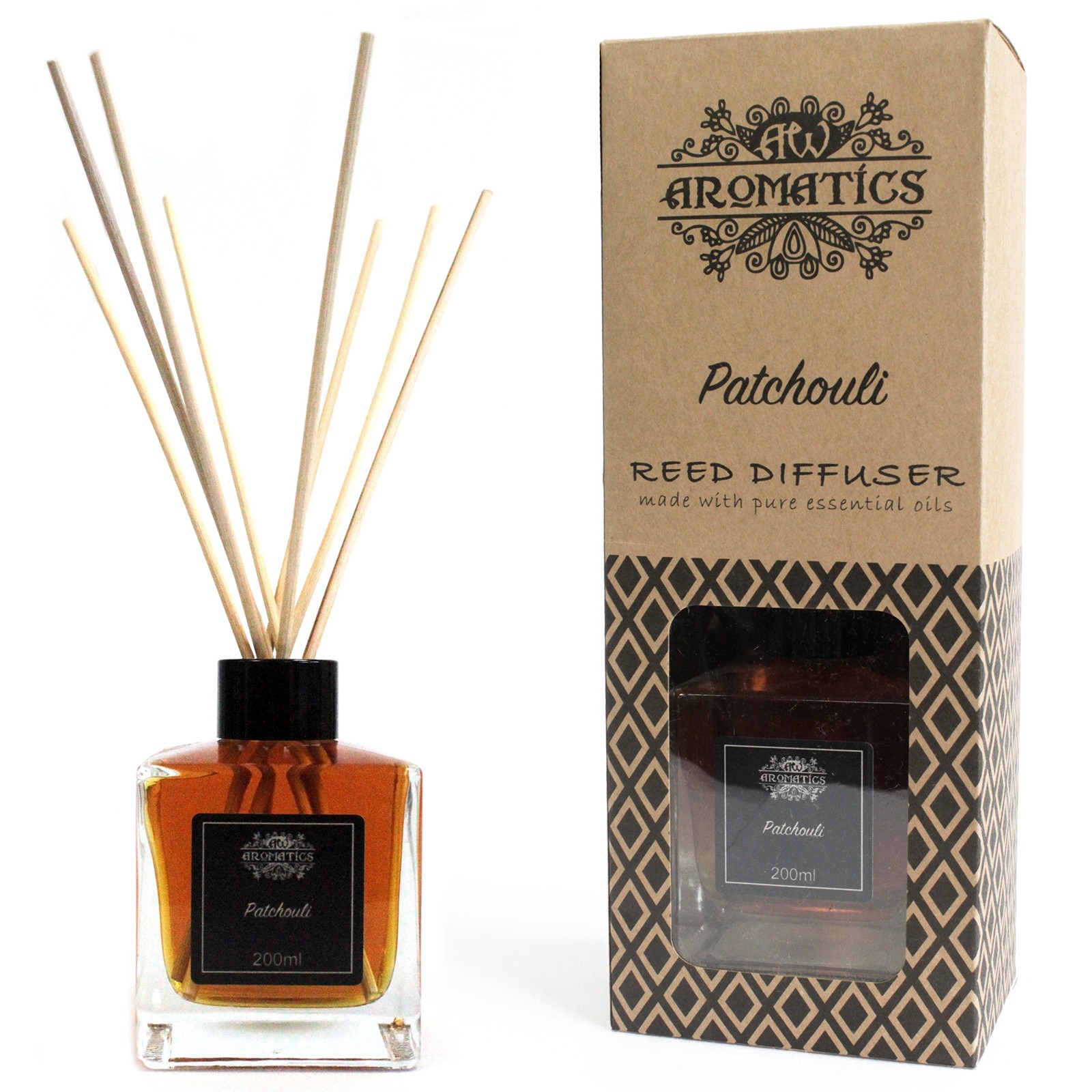 200ml Patchouli Essential Oil Reed Diffuser 200ml Patchouli Essential Oil Reed Diffuser