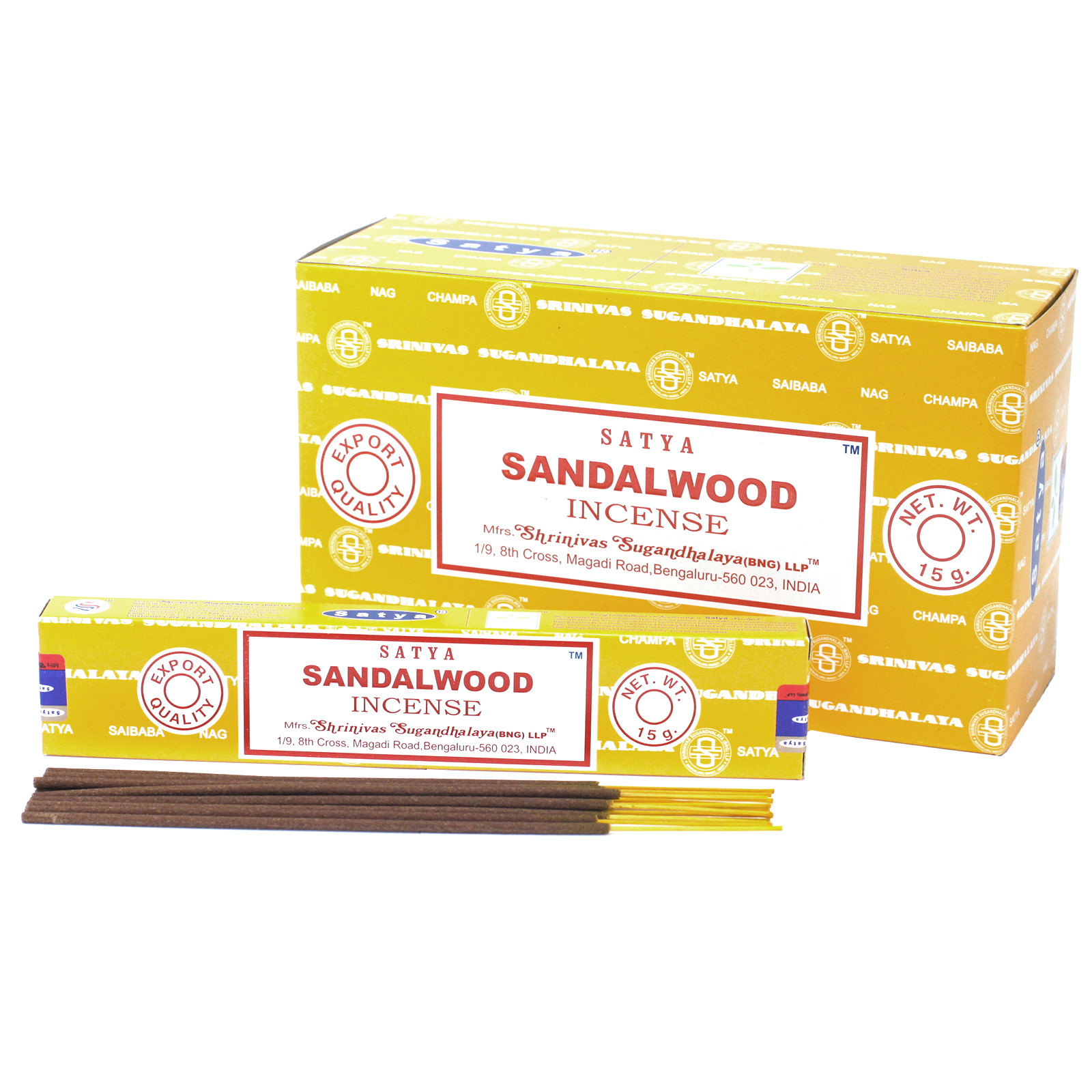 Sandalwood Satya Incense 15gm Sandalwood Satya Incense 15gm