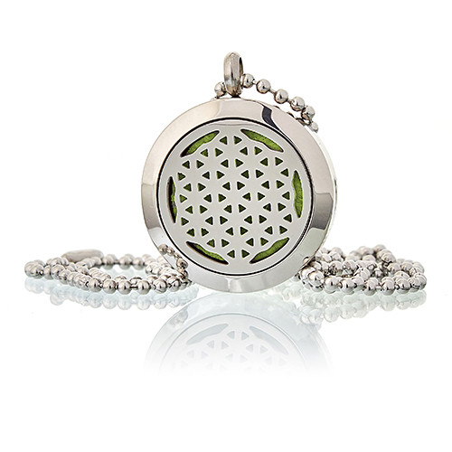 Aromatherapy Diffuser Necklace - Flower of Life 25mm Aromatherapy Diffuser Necklace - Flower of Life 25mm