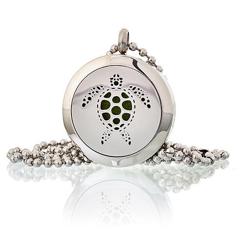 Aromatherapy Diffuser Necklace - Turtle 25mm Aromatherapy Diffuser Necklace - Turtle 25mm