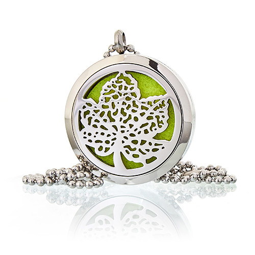 Aromatherapy Diffuser Necklace - Leaf 30mm Aromatherapy Diffuser Necklace - Leaf 30mm