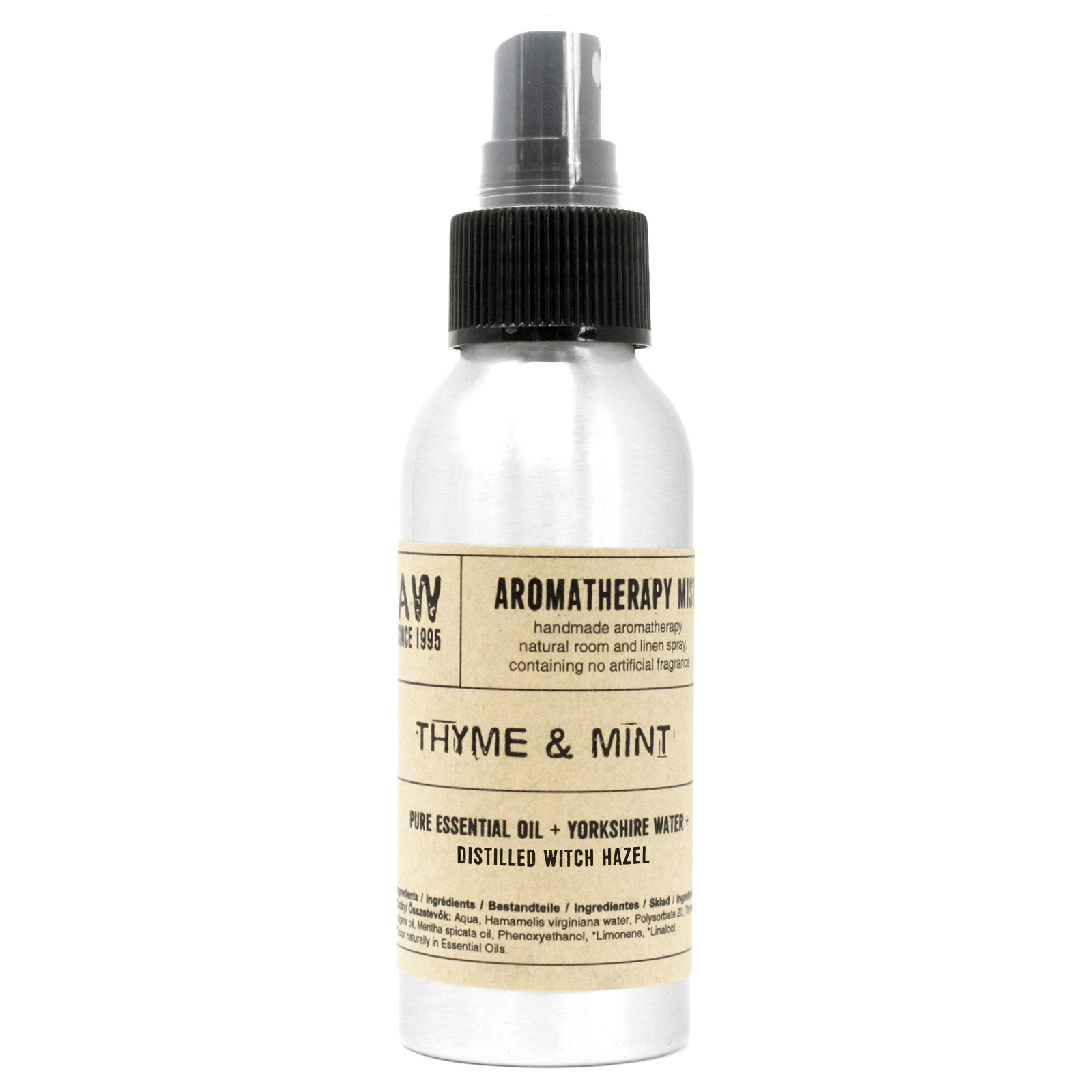 100ml Essential Oil Mist - Thyme & Mint 100ml Essential Oil Mist - Thyme & Mint