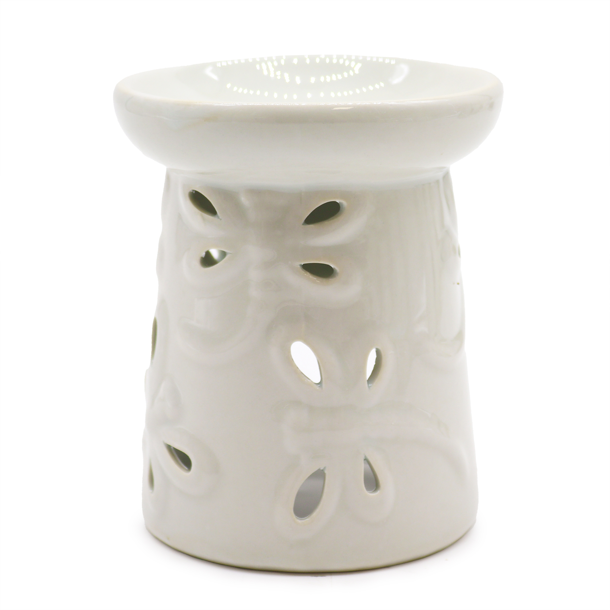 Classic White Oil Burner - Dragonfly Classic White Oil Burner - Dragonfly