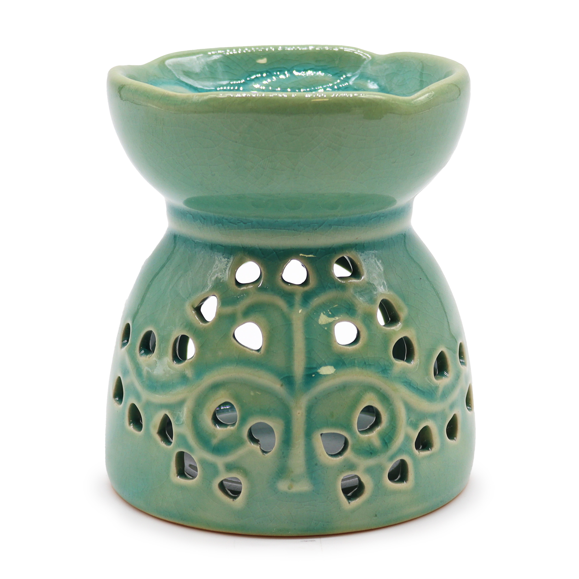 Tree of Life Oil Burner - Blue Tree of Life Oil Burner - Blue