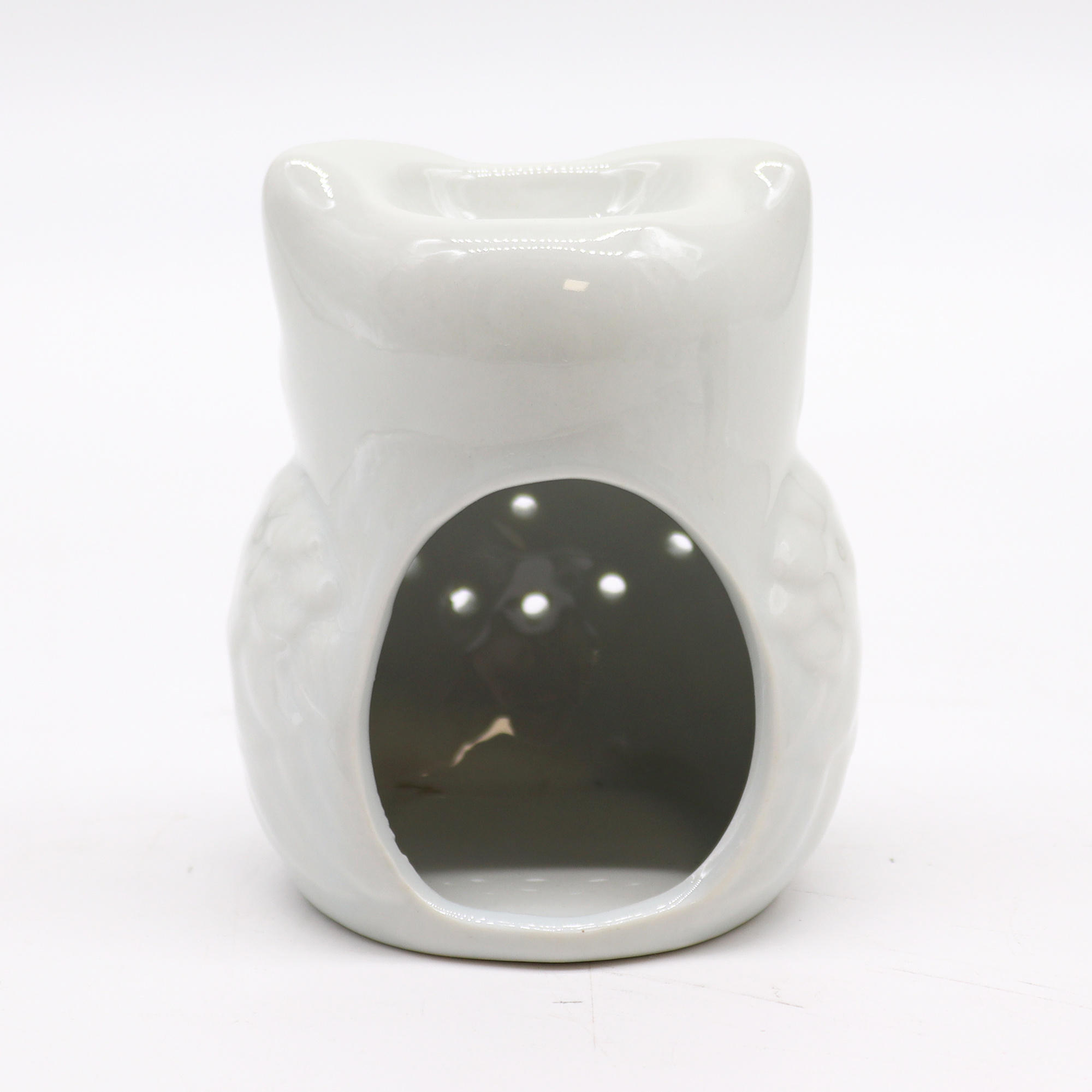 Classic White Oil Burner - Tall Owl Classic White Oil Burner - Tall Owl - Image 2