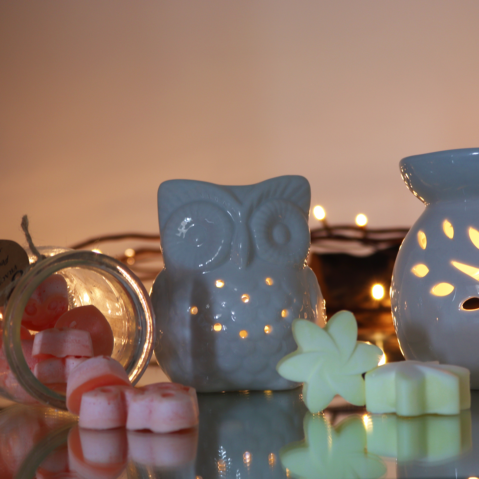 Classic White Oil Burner - Tall Owl Classic White Oil Burner - Tall Owl - Image 3