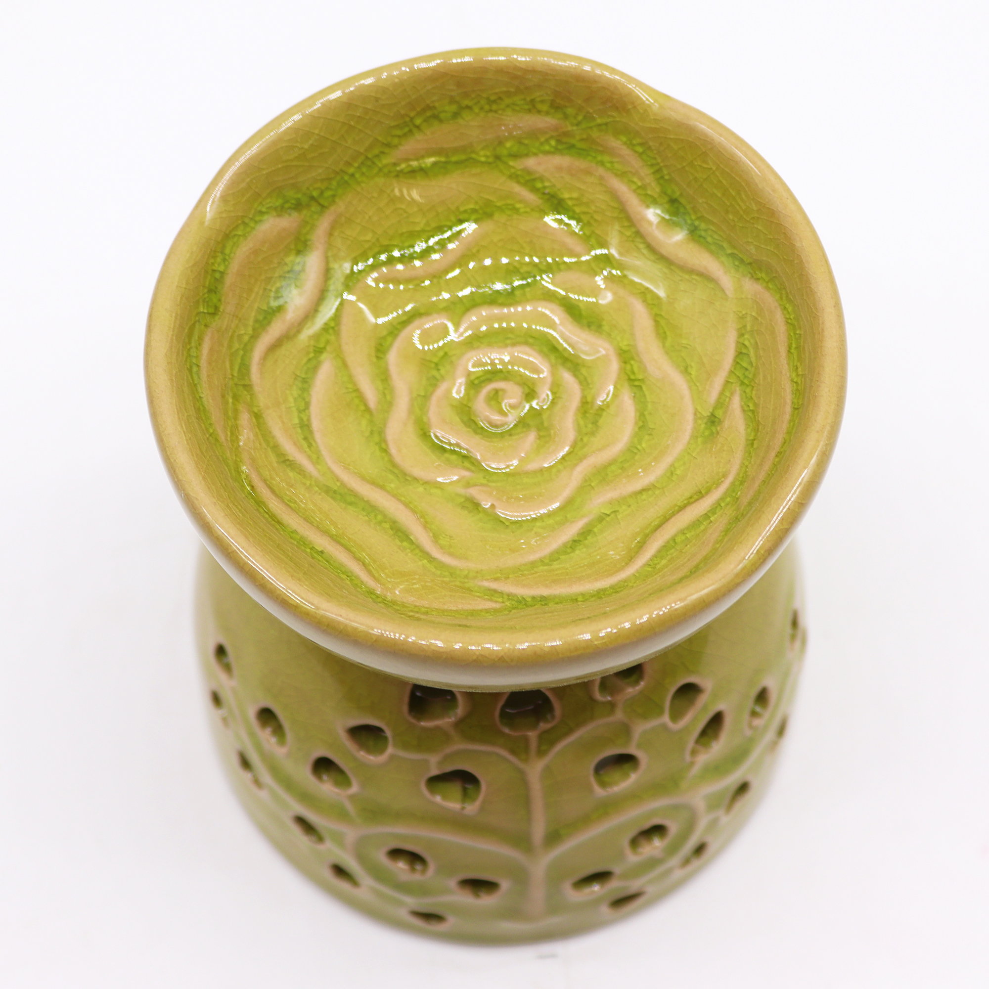 Tree of Life Oil Burner - Lime Tree of Life Oil Burner - Lime - Image 3