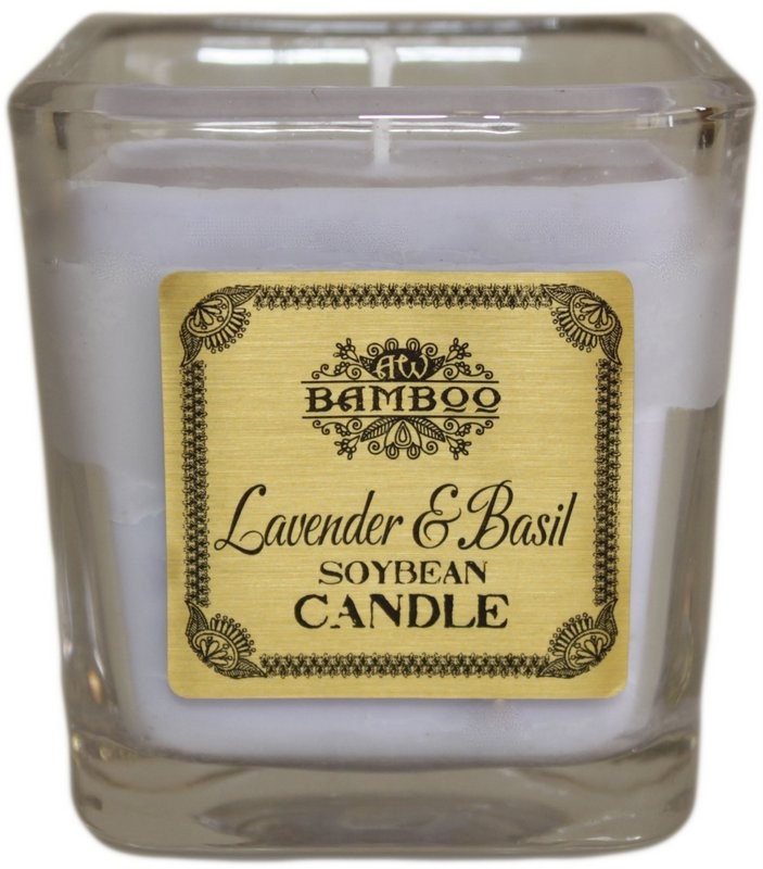 Lavender & Basil Soy Wax Jar Candle Lavender & Basil Soy Wax Jar Candle