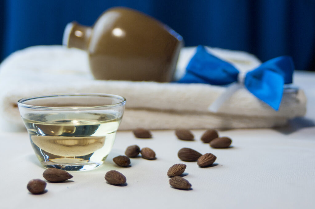 oil for body care and aromatherapy,